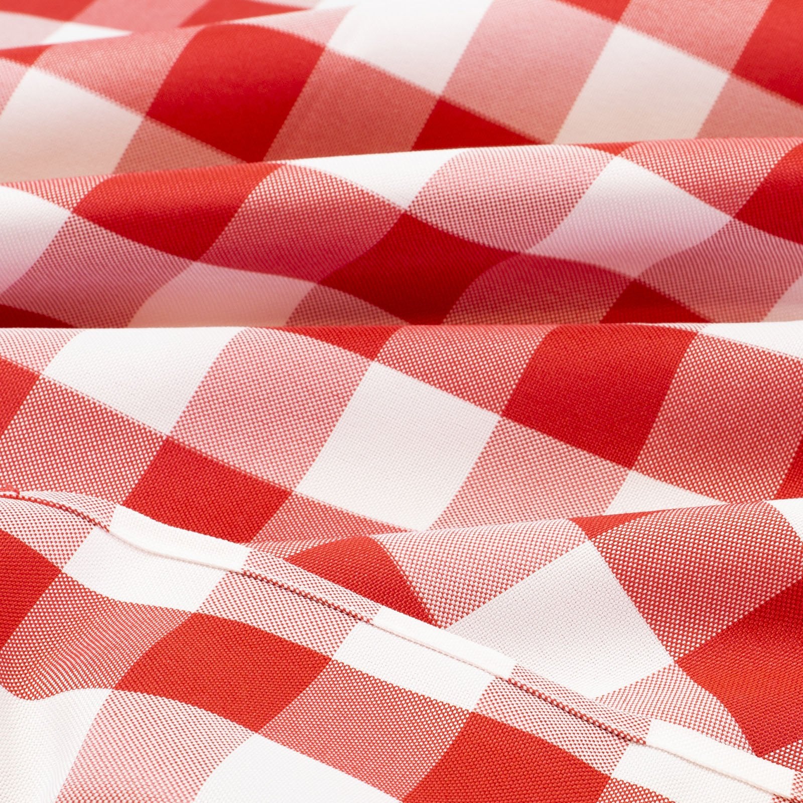 Tektrum 100% Polyester Waterproof 60 X 84 Inch 60''X84'' Rectangular Checker Checkered Tablecloth Table Cover -Spill Proof/Stain